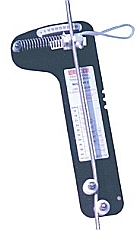 Shroud tension gauge