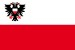 Flagge 20 x 30 cm LÜBECK (mit Adler)