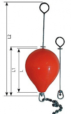 POLYFORM Bojenkörper CM-2 - 360mm Durchm. ROT