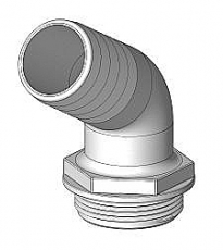 Schlauchtülle 1 1/2AG kurz für 25mm Schlauch