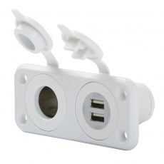 Marinco USB-COMBO -Einbau-Steckdose Weiß