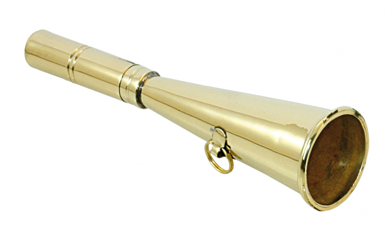 kleines Signalhorn aus Messing 145mm