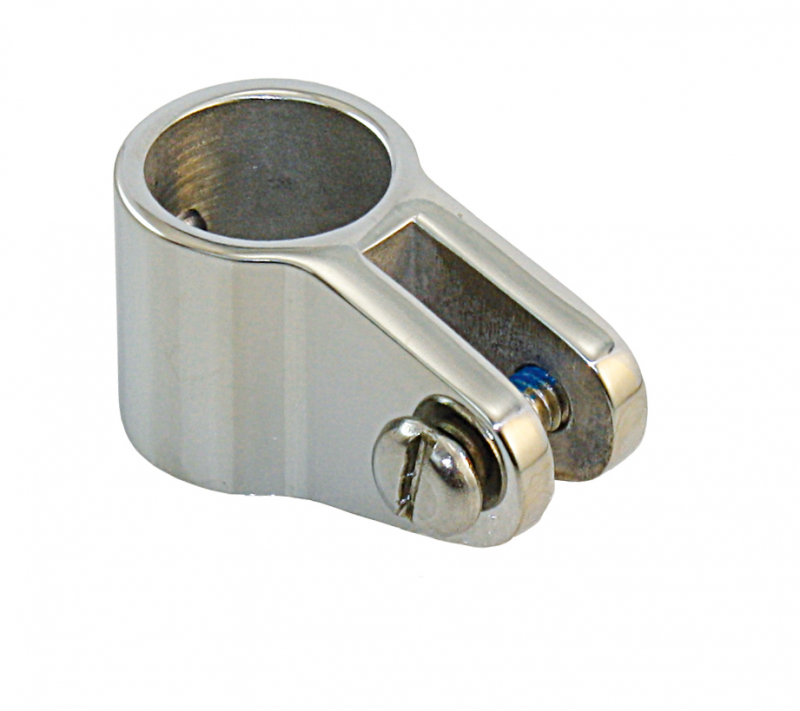 Mittelstück extra AISI316 22mm . 2 Schrauben M6