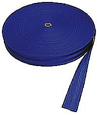 100m-Rolle POLYESTER-Ausreitgurt schwarz 25mm