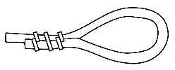 Clamps X0 für 6mm Gummileine im 10-Stück-Pack