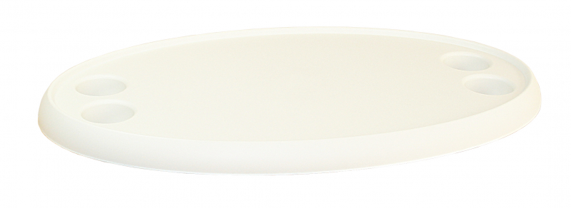 Tisch oval vorstellbar 50-70cm Fuß zum Schrauben