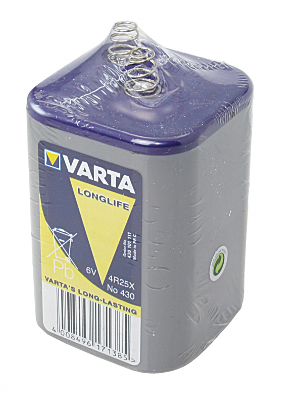 VARTA Blockbatterie für Echolote 6V