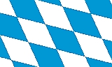 Flagge 30 x 45 cm BAYERN (nur Rauten)