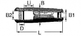 Ankerverbinder Stahl verzinkt für 6-8mm