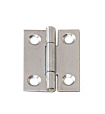 Scharnier schmal Edelstahl matt 30 x 22 x 0.8mm Scharnier schmal Edelstahl matt 30 x 22 x 0.8mm