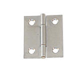Scharnier halbbreit Edelstahl 50 x 39 x 1.1mm Scharnier halbbreit Edelstahl 50 x 39 x 1.1mm