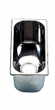 Waschbecken Edelstahl eckig L:30xB:32xT:20cm Waschbecken Edelstahl eckig L:30xB:32xT:20cm