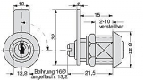 BURG-WÄCHTER Zylinder Hebelschloss 15,5mm