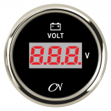 CN-Instrument Voltmeter Digital schwarz/chrom CN-Instrument Voltmeter Digital schwarz/chrom