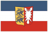 Flagge 30 x 45 cm NORDFRIESLAND