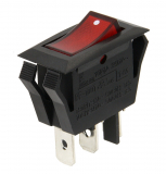 Wippschalter beleuchtet rot 15A 12V Wippschalter beleuchtet rot 15A 12V