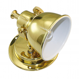 Kojenleuchte DE LUXE Messing lackiert 75mm 15W Kojenleuchte DE LUXE Messing lackiert 75mm 15W