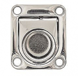 Einlassgriff Edelstahl mit Feder 44x38mm Einlassgriff Edelstahl mit Feder 44x38mm