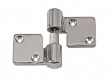 Edelstahl-Motorraum-Scharnier 38 x 88mm links Edelstahl-Motorraum-Scharnier 38 x 88mm links