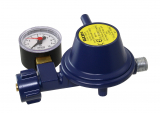 Druckregler 30mbar 0.8kg/h gerader Abgang, Manometer Druckregler 30mbar 0.8kg/h gerader Abgang, Manometer