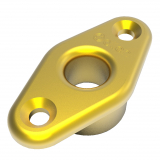 Decksdurchführung Alu 9mm ID Gold