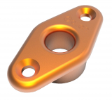 Decksdurchführung Alu 9mm ID Gold