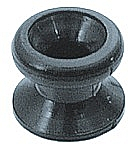 Persenningknopf Kunststoff schwarz (100-St.Pack)