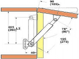 Pultschere (Stellstange) Edelstahl gebürstet 270mm