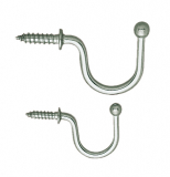 Edelstahlhaken TF 22mm 10-Stück-Packung Edelstahlhaken TF 22mm 10-Stück-Packung