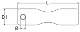 Allen Dogbone/ Tauwerkknochen 8mm