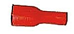 Flachsteckhülse isoliert rot 0.5-1.5mm