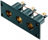 Dreifach-Einbausteckdose 6-24V max. 16A Dreifach-Einbausteckdose 6-24V max. 16A