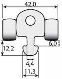 Lattenrutscher für Rutgerson Lattenspanner