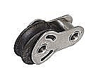 Block mit Hohlniet 20 x 4mm Carbon Block mit Hohlniet 20 x 4mm Carbon