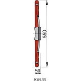 Vetus Steuerrad KW55, Mahagoniholzring, 55cm